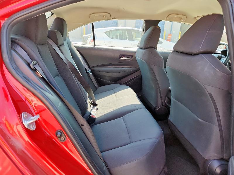 5YFEPMAE1MP222075 - 2021 TOYOTA COROLLA LE წითელი ფოტო 10