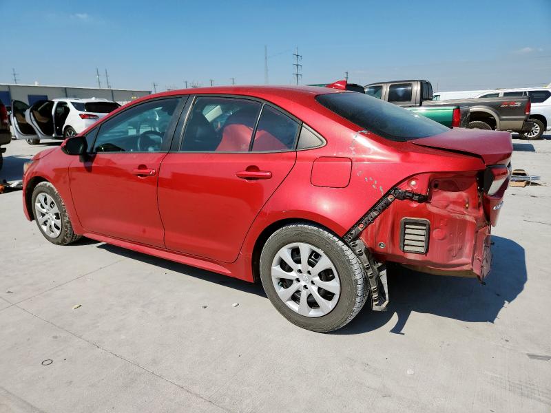 5YFEPMAE1MP222075 - 2021 TOYOTA COROLLA LE წითელი ფოტო 2