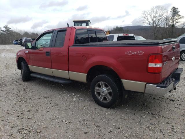 1FTPX14507FB38411 - 2007 FORD F-150 RED photo 2