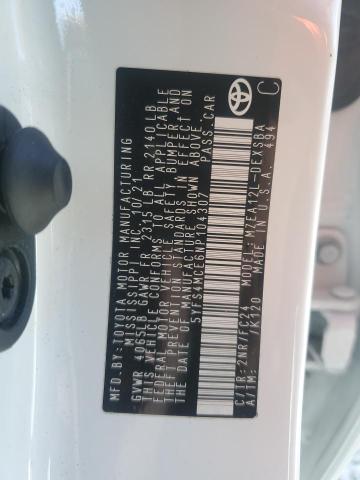 5YFS4MCE6NP104307 - 2022 TOYOTA COROLLA SE თეთრი ფოტო 12