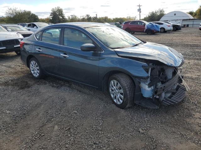 3N1AB7AP2GY233612 - 2016 NISSAN SENTRA S BLUE photo 4