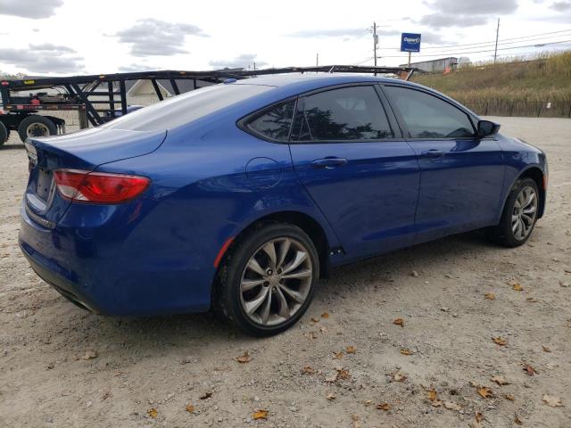 1C3CCCBBXFN555042 - 2015 CHRYSLER 200 S BLUE photo 3