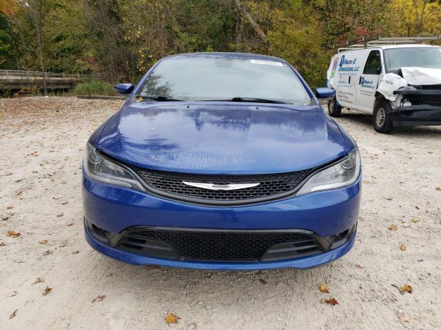 1C3CCCBBXFN555042 - 2015 CHRYSLER 200 S BLUE photo 5