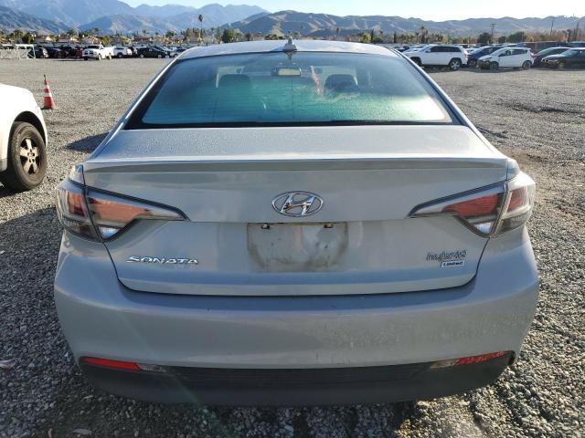 KMHE34L15GA013058 - 2016 HYUNDAI SONATA HYBRID GRAY photo 6