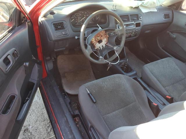 2HGEJ6321TH107417 - 1996 HONDA CIVIC CX RED photo 8