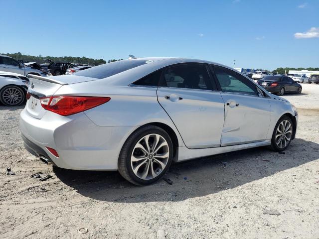 5NPEC4AC3EH818734 - 2014 HYUNDAI SONATA SE SILVER photo 3