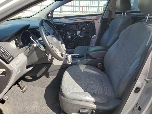 5NPEC4AC3EH818734 - 2014 HYUNDAI SONATA SE SILVER photo 7