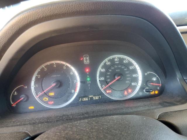 1HGCS12369A013283 - 2009 HONDA ACCORD LX BLACK photo 9