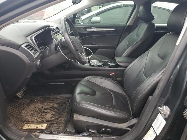 3FA6P0K97GR141407 - 2016 FORD FUSION TITANIUM GRAY photo 7