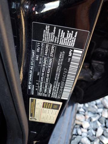 WDCGG8HB8BF694767 - 2011 MERCEDES-BENZ GLK 350 4MATIC BLACK photo 13