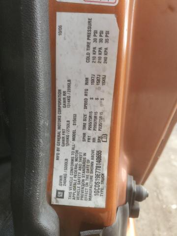 1GCDS19E778140655 - 2007 CHEVROLET COLORADO ORANGE photo 12