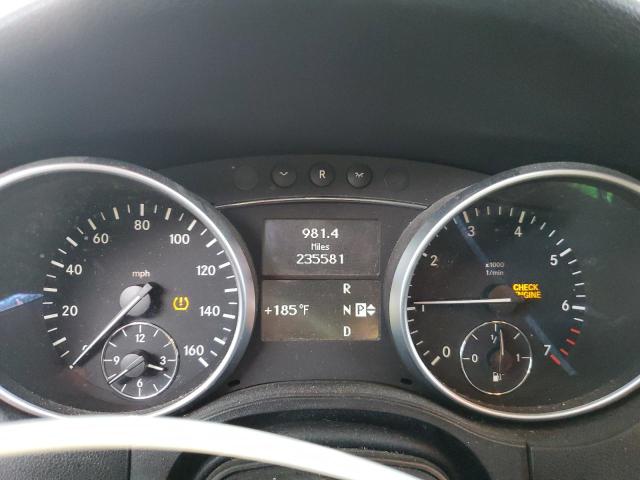 4JGBB86E19A497115 - 2009 MERCEDES-BENZ ML 350 SILVER photo 9