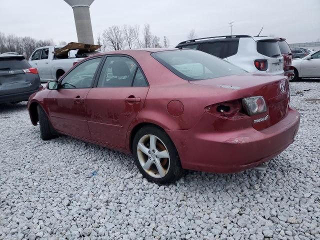 1YVHP80D565M39801 - 2006 MAZDA 6 S RED photo 2