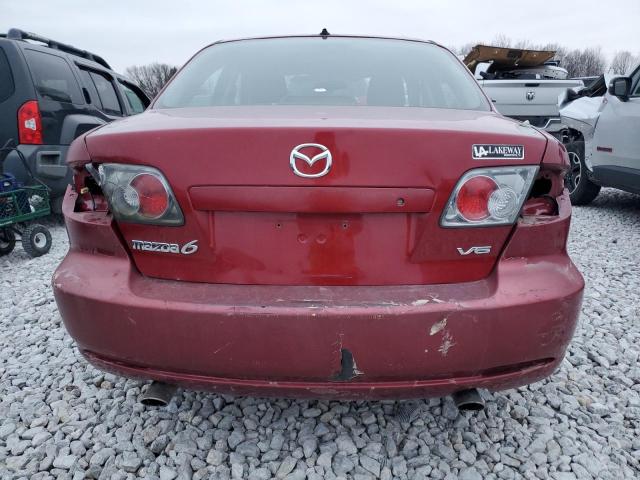 1YVHP80D565M39801 - 2006 MAZDA 6 S RED photo 6