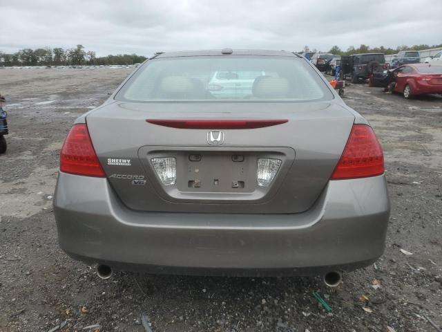 1HGCM66507A097021 - 2007 HONDA ACCORD EX GRAY photo 6