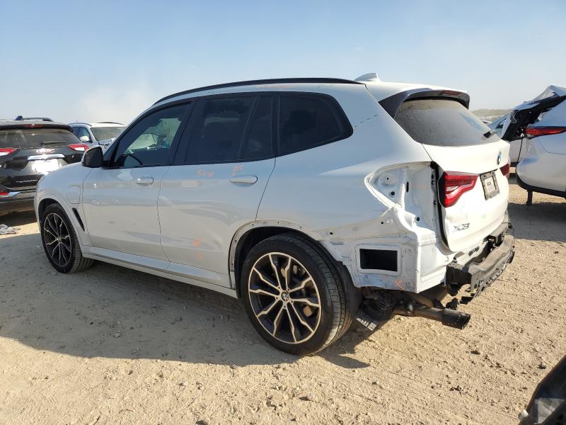 5UXTS1C07M9G03975 - 2021 BMW X3 XDRIVE30E WHITE photo 2