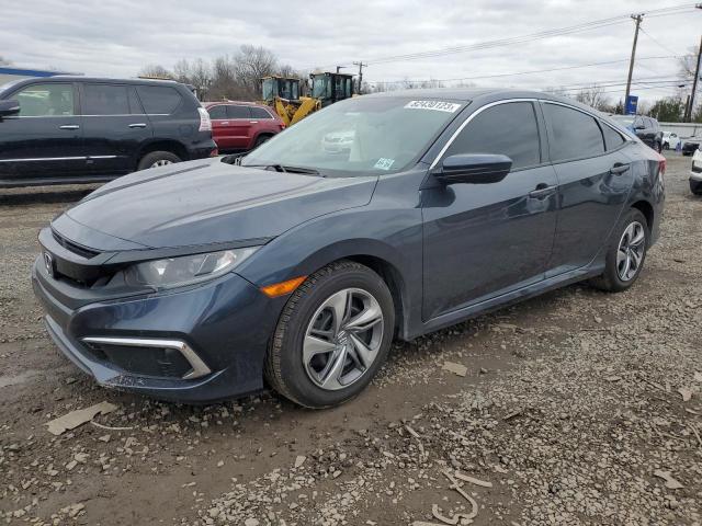 2HGFC2F68KH583703 - 2019 HONDA CIVIC LX BLUE photo 1