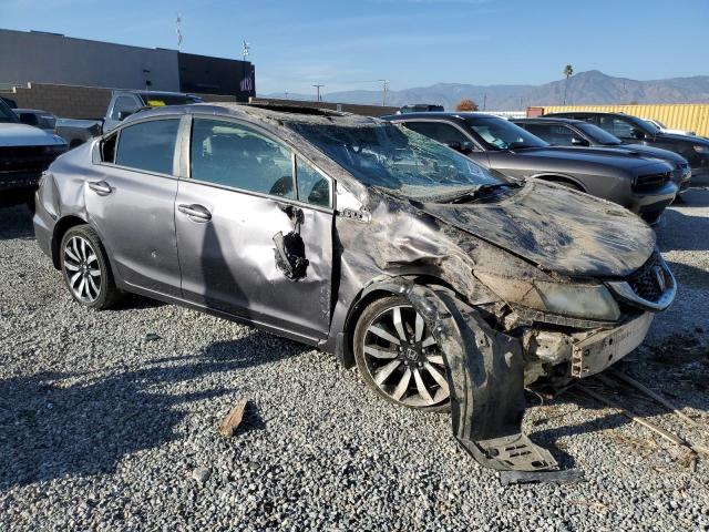 19XFB2F90EE034492 - 2014 HONDA CIVIC EXL Մոխրագույն լուսանկար 4