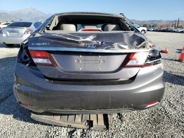 19XFB2F90EE034492 - 2014 HONDA CIVIC EXL Մոխրագույն լուսանկար 6