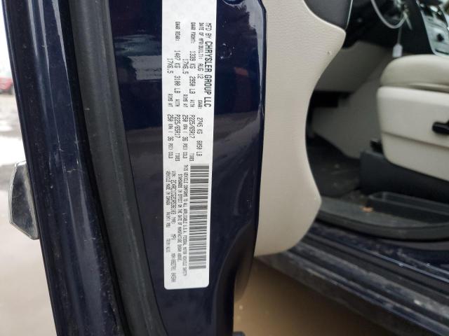 2C4RC1CG2DR536103 - 2013 CHRYSLER TOWN & COU TOURING L BLUE photo 13