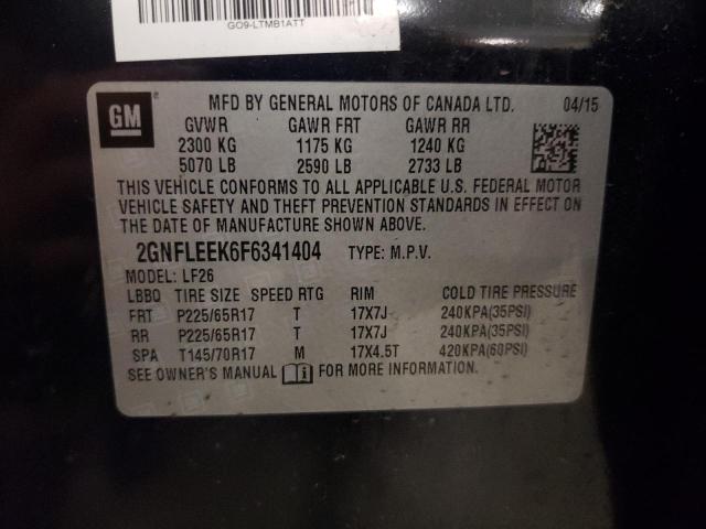 2GNFLEEK6F6341404 - 2015 CHEVROLET EQUINOX LS BLUE photo 13