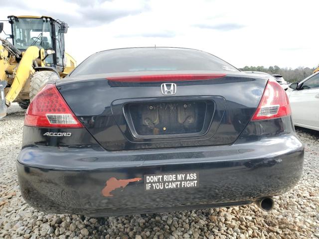 1HGCM72757A005611 - 2007 HONDA ACCORD EX BLACK photo 6