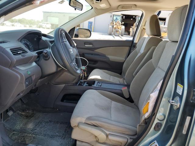 5J6RM3H54DL041226 - 2013 HONDA CR-V EX TURQUOISE photo 7