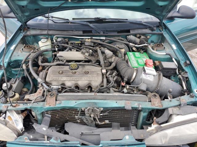 3FALP15PXWR151124 - 1998 FORD ESCORT SE GREEN photo 11