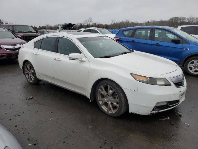 19UUA9F79CA000862 - 2012 ACURA TL WHITE photo 4