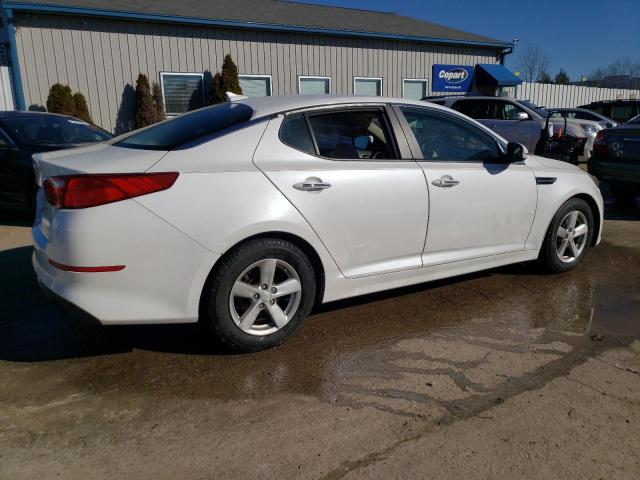 KNAGM4A79F5547010 - 2015 KIA OPTIMA LX WHITE photo 3