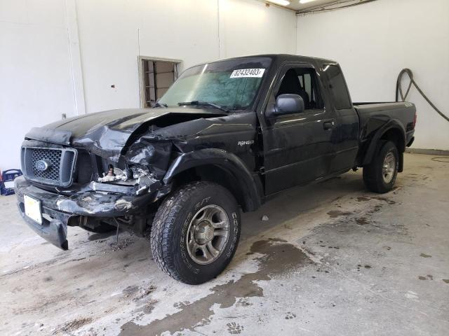 1FTYR44U85PA84631 - 2005 FORD RANGER SUPER CAB BLACK photo 1