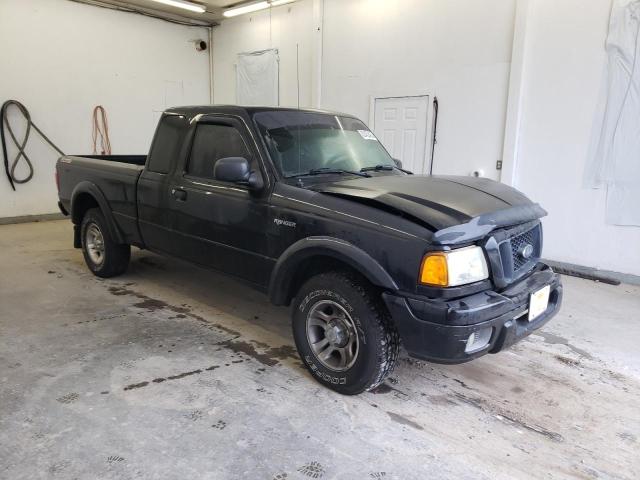 1FTYR44U85PA84631 - 2005 FORD RANGER SUPER CAB BLACK photo 4