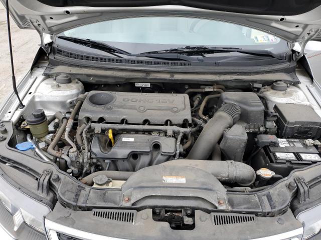 KNAFU4A24C5482627 - 2012 KIA FORTE EX Silber Foto 11