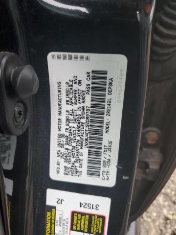 1NXBU40E19Z089787 - 2009 TOYOTA COROLLA BASE 黑色 照片 12