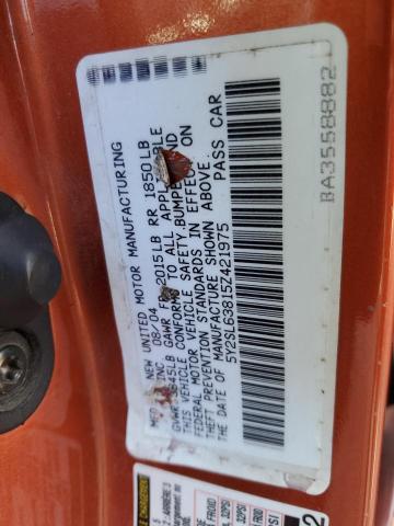 5Y2SL63815Z421975 - 2005 PONTIAC VIBE ORANGE photo 13