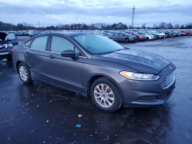 3FA6P0G79GR351823 - 2016 FORD FUSION S GRAY photo 4