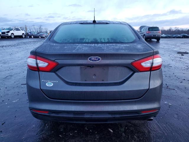 3FA6P0G79GR351823 - 2016 FORD FUSION S GRAY photo 6