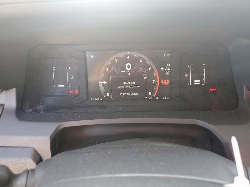 3TMLB5JN6RM025705 - 2024 TOYOTA TACOMA DOUBLE CAB Білий фото 9