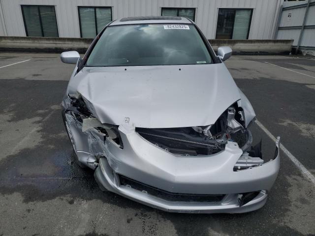 JH4DC54865S008362 - 2005 ACURA RSX Srebrny zdjęcie 5