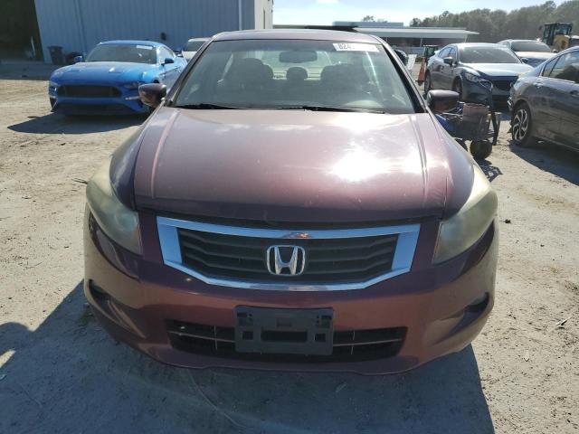 1HGCP36888A038834 - 2008 HONDA ACCORD EXL BURGUNDY photo 5