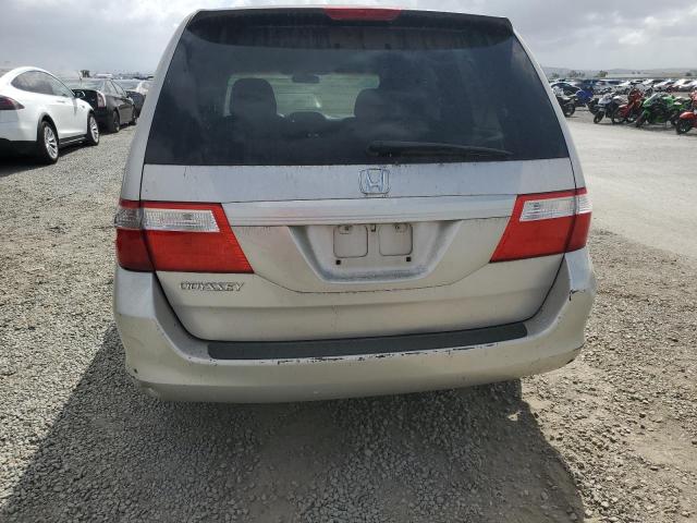 5FNRL38227B034037 - 2007 HONDA ODYSSEY LX ნაცრისფერი ფოტო 6