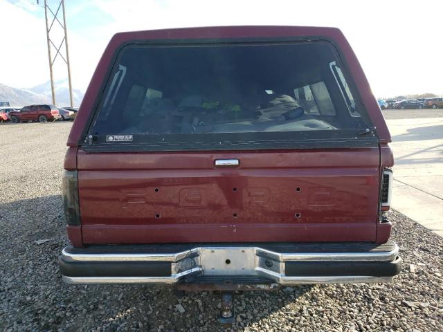 1FTEF14NXMPB22572 - 1991 FORD F150 BURGUNDY photo 6