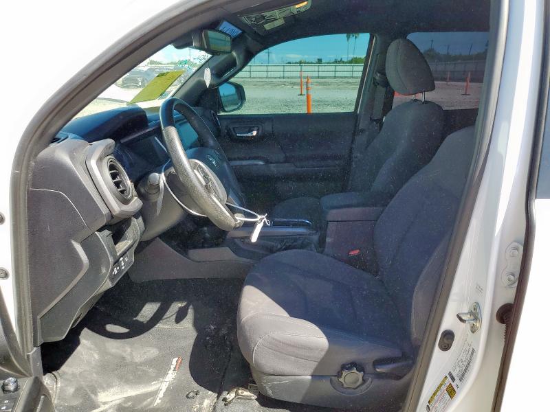 3TMCZ5AN4KM281939 - 2019 TOYOTA TACOMA DOUBLE CAB Білий фото 7