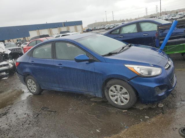 KMHCT4AE2HU251818 - 2017 HYUNDAI ACCENT SE BLUE photo 4