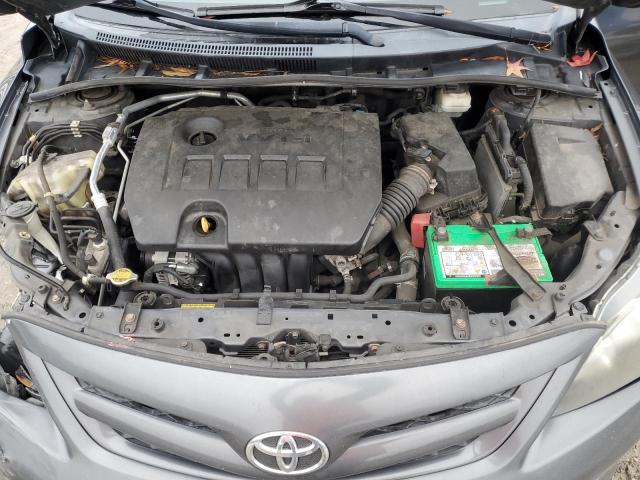 2T1BU4EE4DC071383 - 2013 TOYOTA COROLLA BASE Մոխրագույն լուսանկար 11