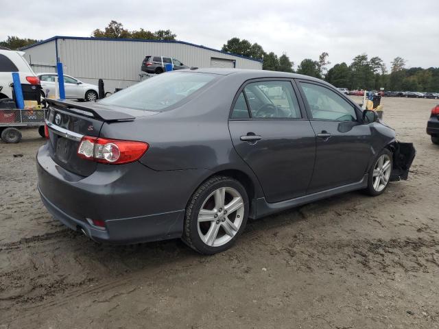 2T1BU4EE4DC071383 - 2013 TOYOTA COROLLA BASE Մոխրագույն լուսանկար 3