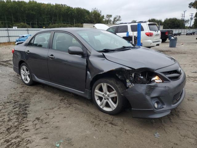 2T1BU4EE4DC071383 - 2013 TOYOTA COROLLA BASE Մոխրագույն լուսանկար 4