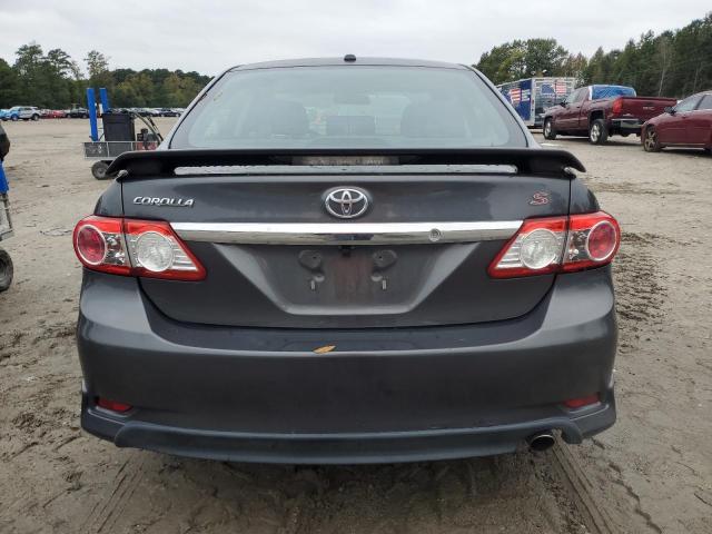 2T1BU4EE4DC071383 - 2013 TOYOTA COROLLA BASE Մոխրագույն լուսանկար 6
