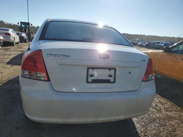 KNAFE221395607097 - 2009 KIA SPECTRA EX WHITE photo 6