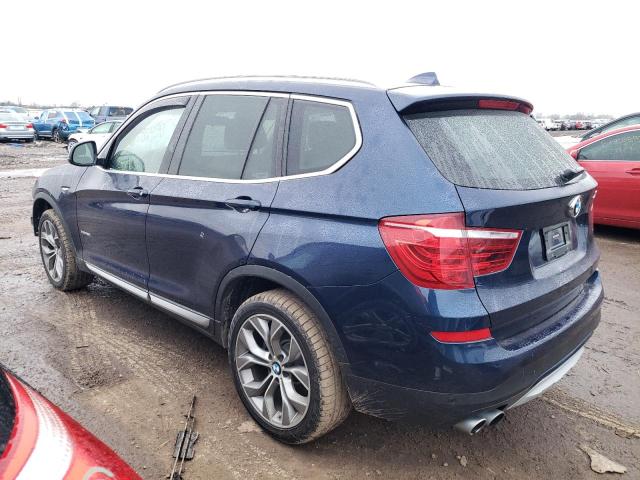 5UXWX9C56G0D93161 - 2016 BMW X3 XDRIVE28I BLUE photo 2